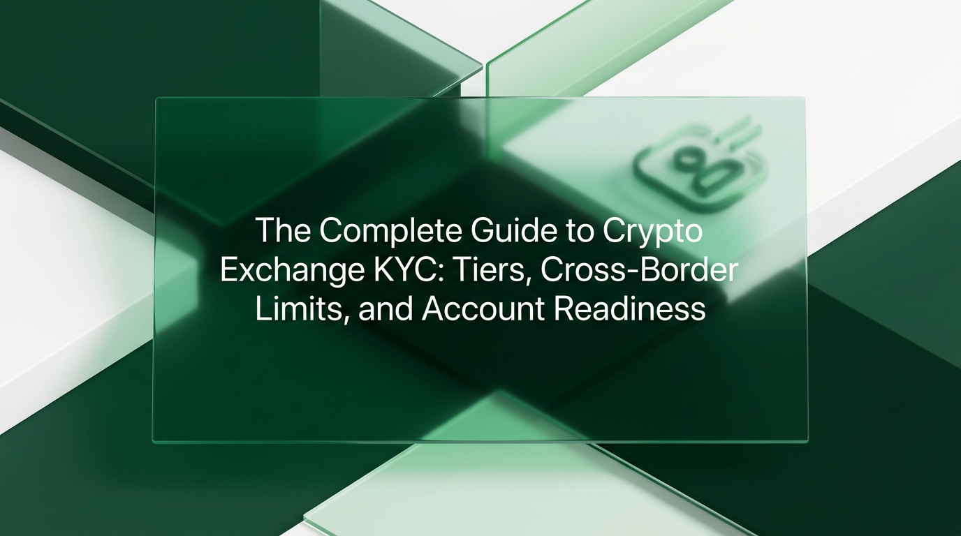 The Complete Guide to Crypto Exchange KYC: Tiers, Cross-Border Limits, and Account Readiness