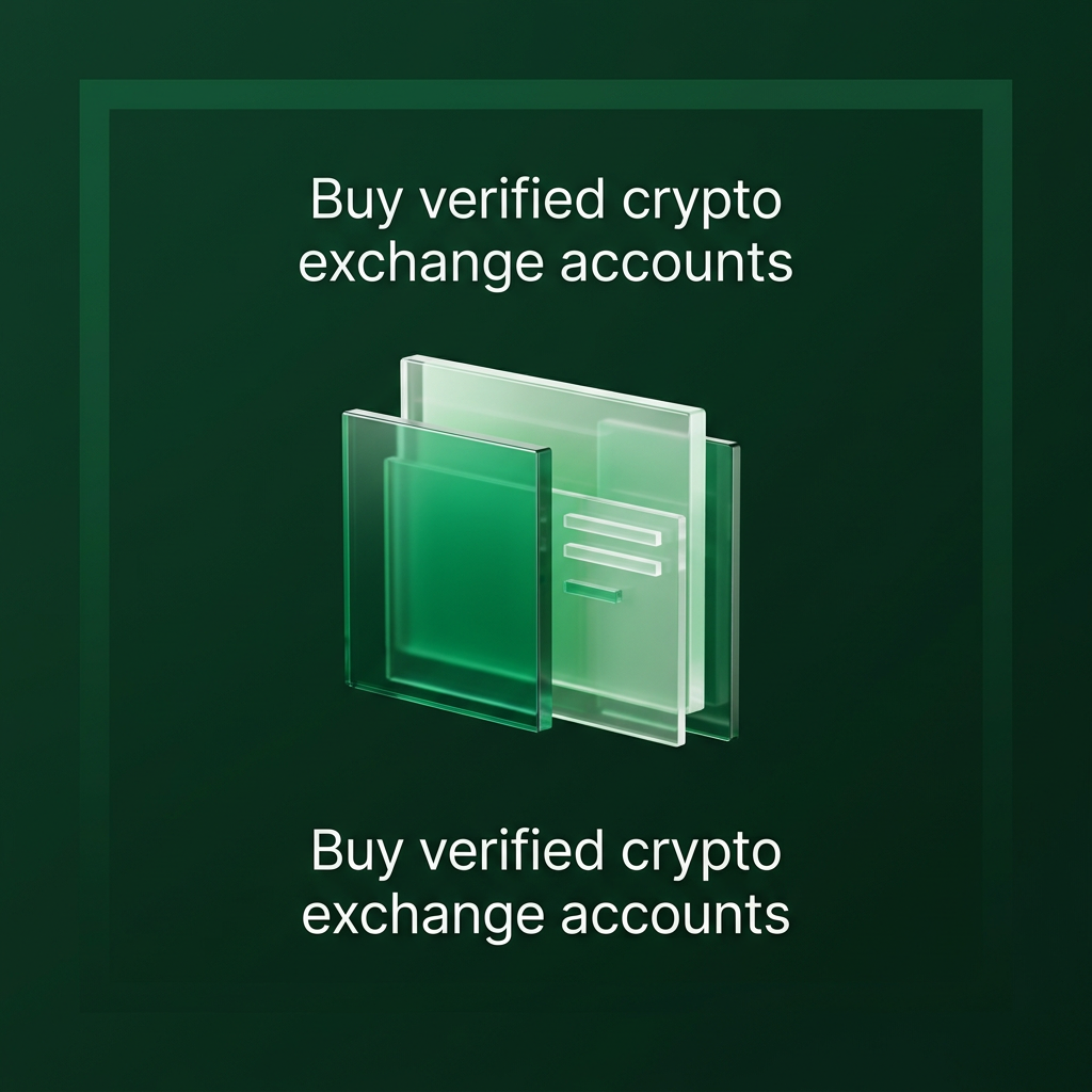 Buy verified crypto exchange accounts